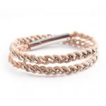Leder Wickelarmband Finja in naturbraun